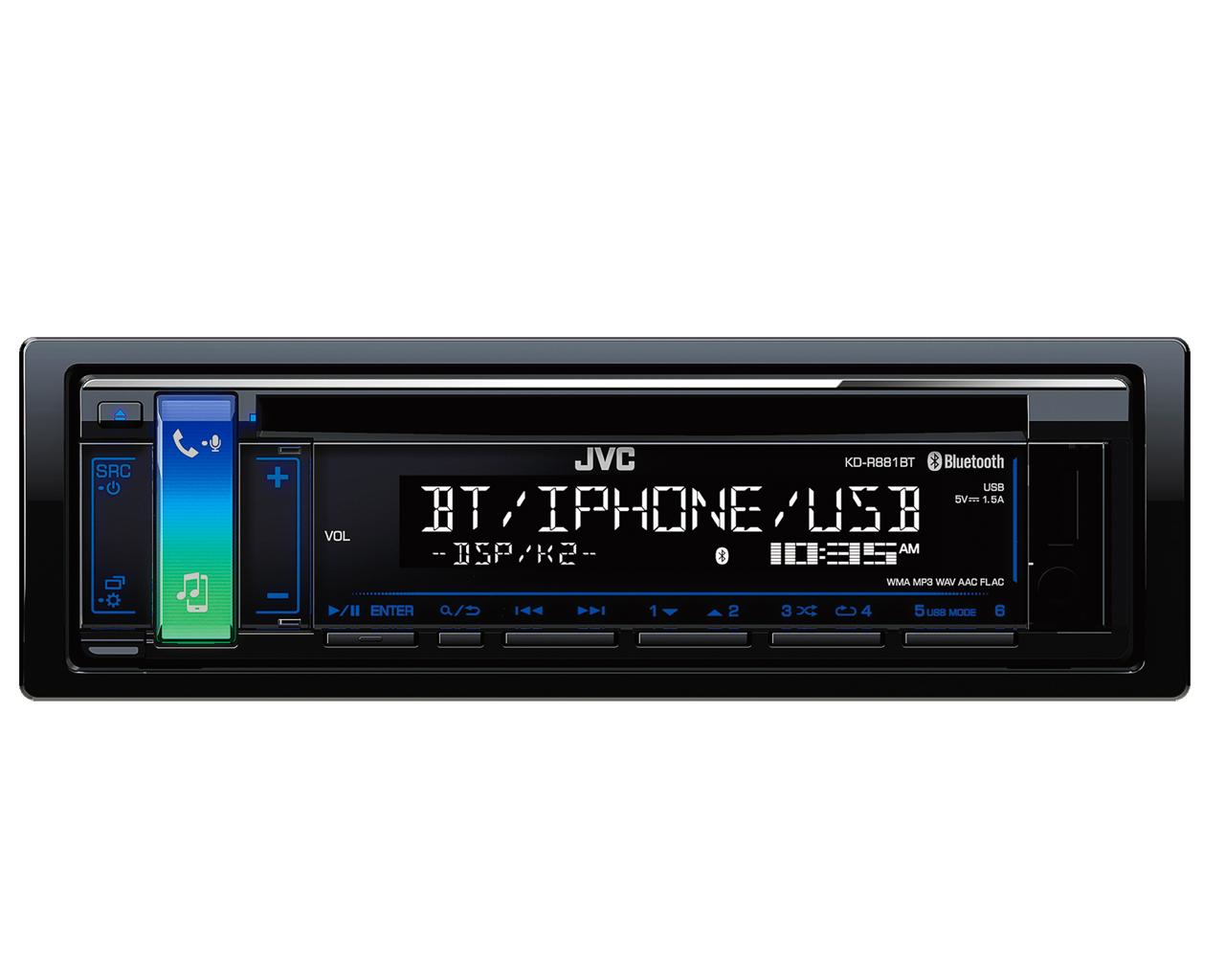 JVC KD-R881BT car media receiver Black Bluetooth – image 3