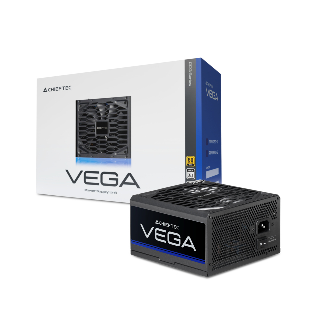 Chieftec Vega PPG-850-S Watt Netzteil 850 W 20+4 pin ATX ATX Schwarz