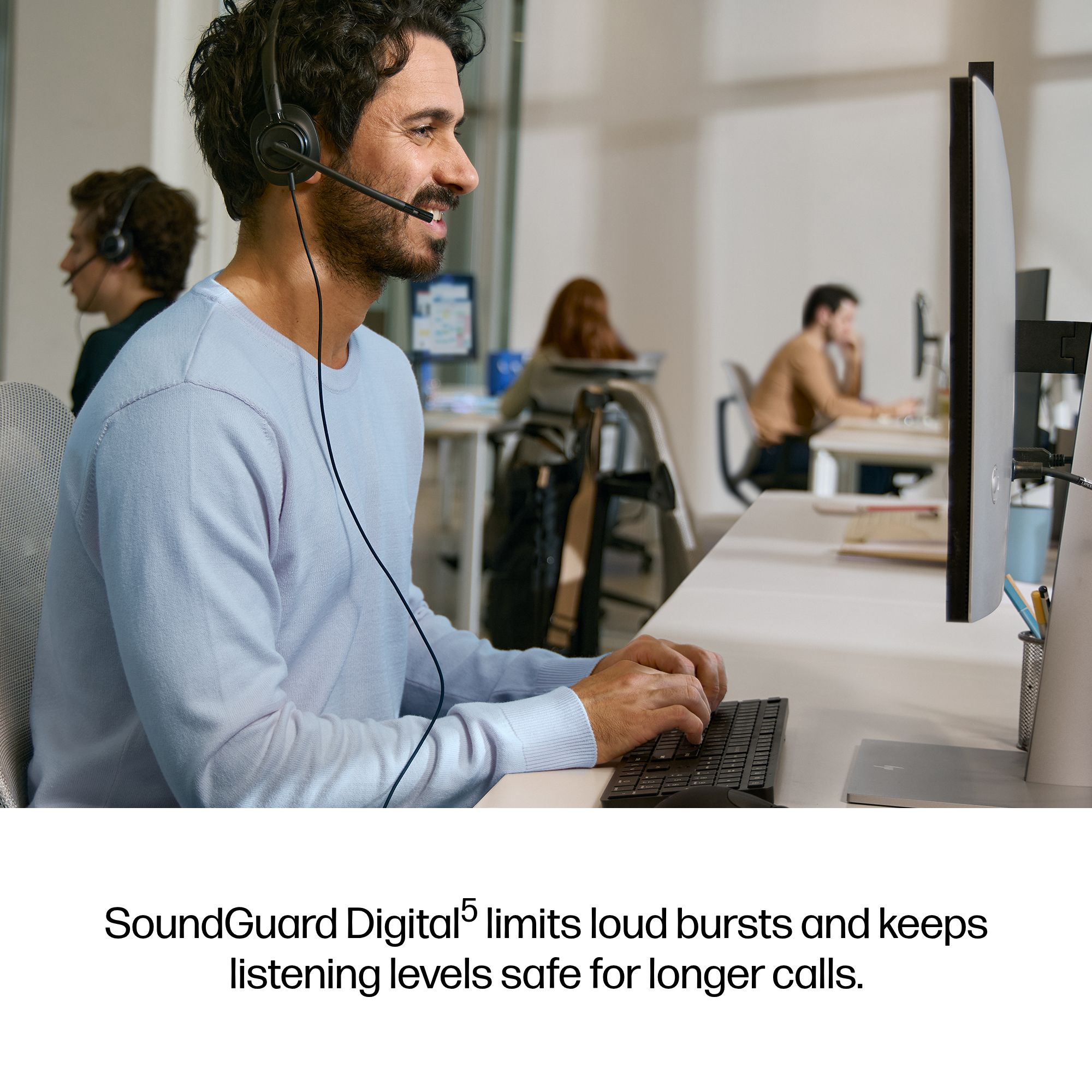 HP Poly Mission 420 Stereo USB Wired Headset – image 8
