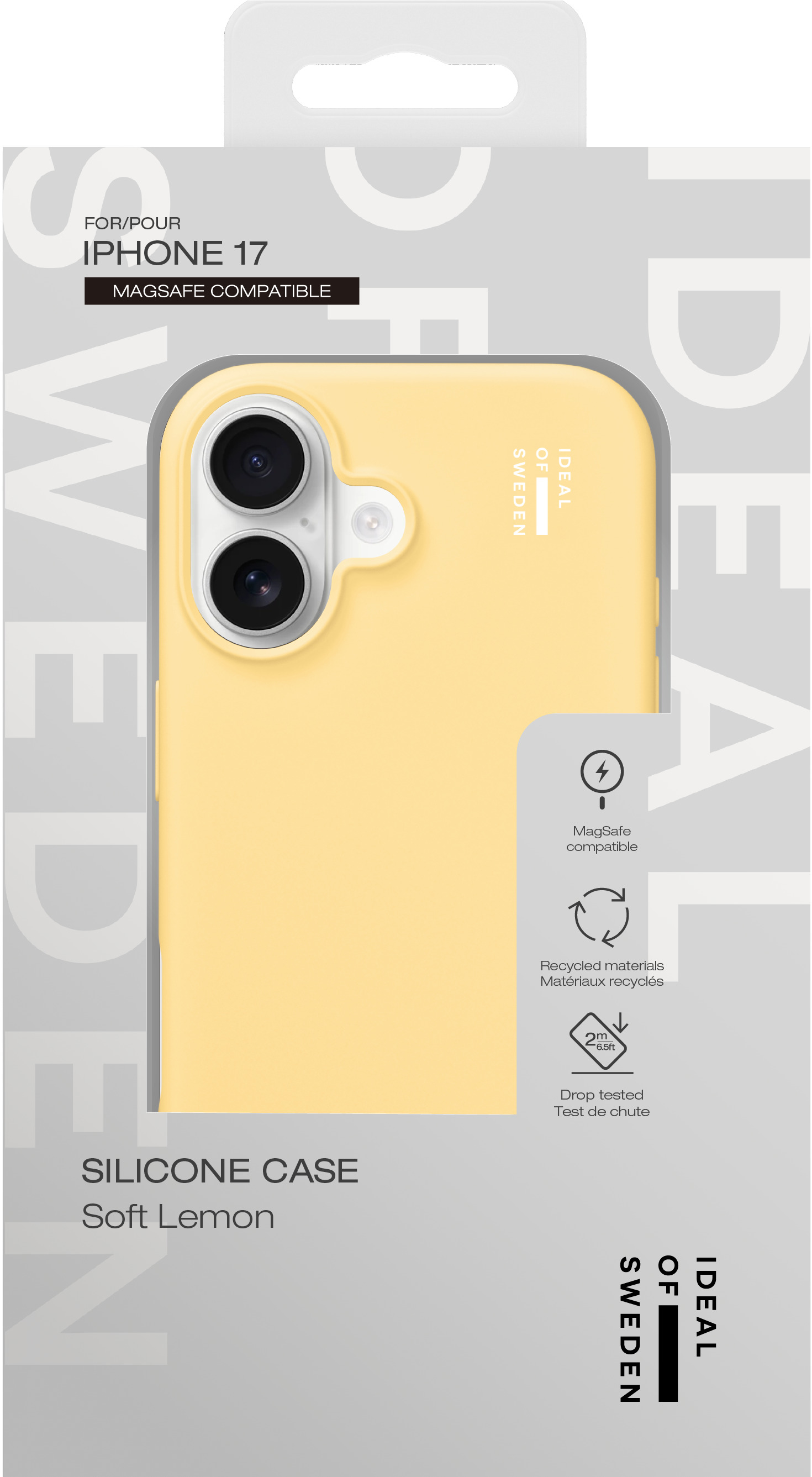 iDeal of Sweden Silicone Case MagSafe iPhone 17 Soft Lemon – image 4
