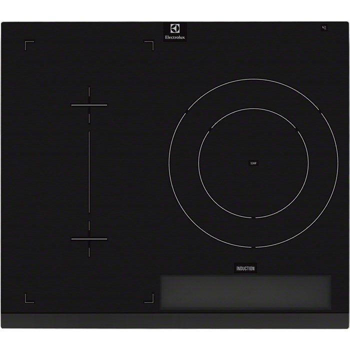 Electrolux EHN6732FOG Black Built-in Zone induction hob 3 zone(s) – image 1