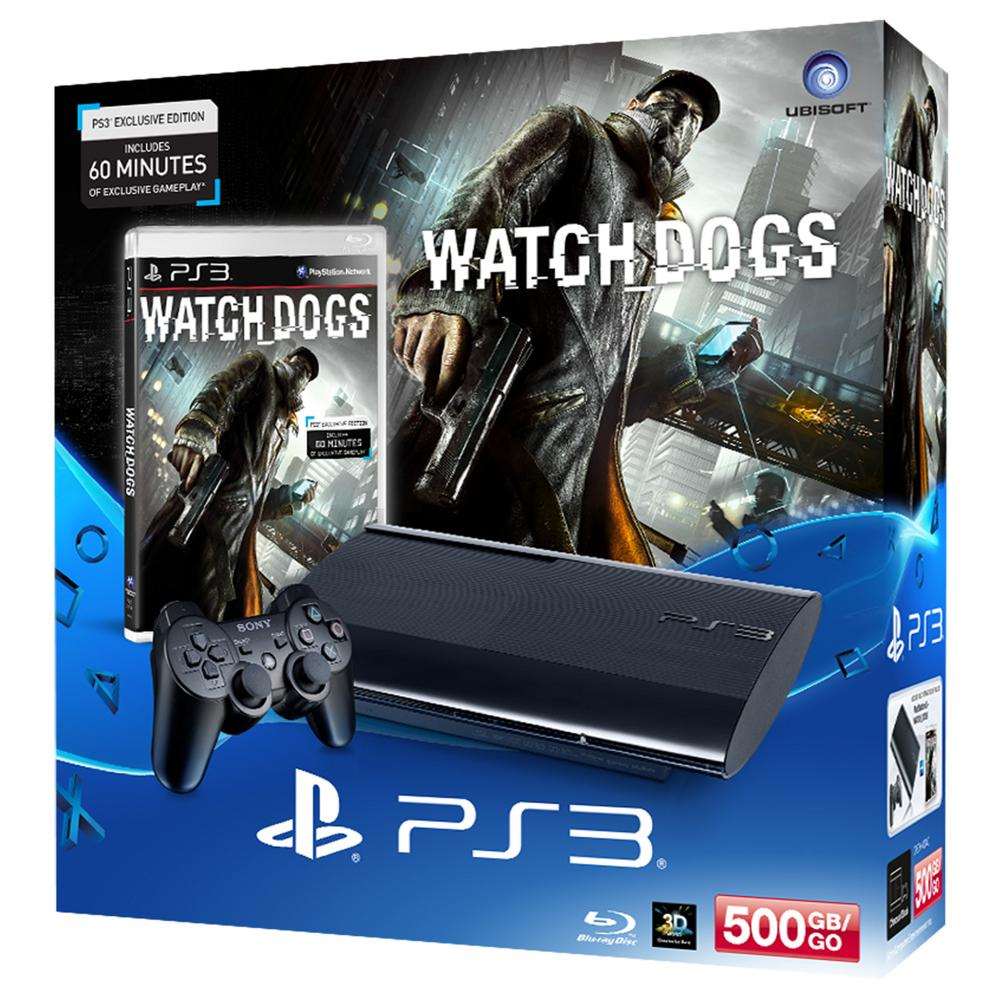 Sony Interactive Entertainment 500GB Playstation 3 + Watch Dogs