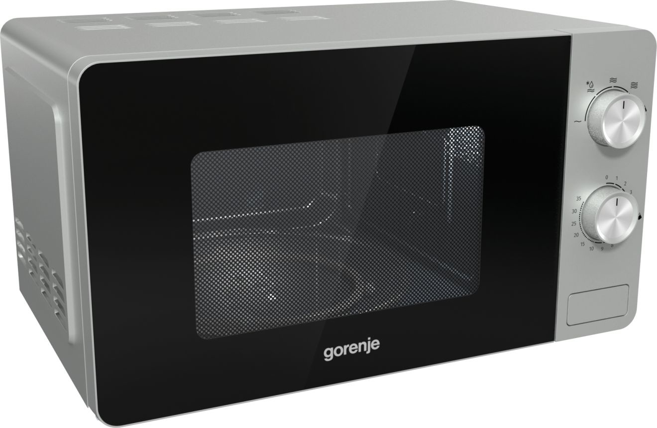 Gorenje MO17E1S microwave Black, Stainless steel Solo microwave Over the range
