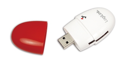 LogiLink CR0032 card reader USB 2.0 Red