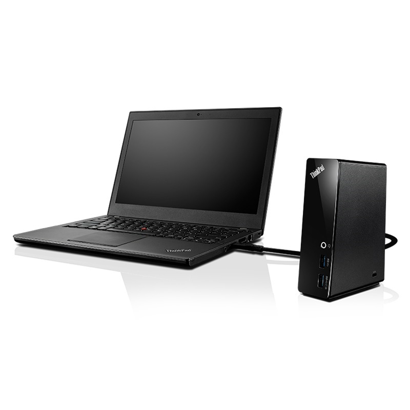 Lenovo 40AA0045US laptop dock/port replicator Wired USB 3.2 Gen 1 (3.1 Gen 1) Type-A Black – image 4