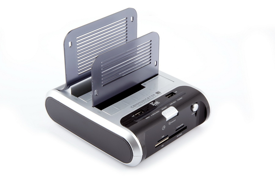 itek ITUEC320D2WB laptop dock/port replicator Black, White – image 1