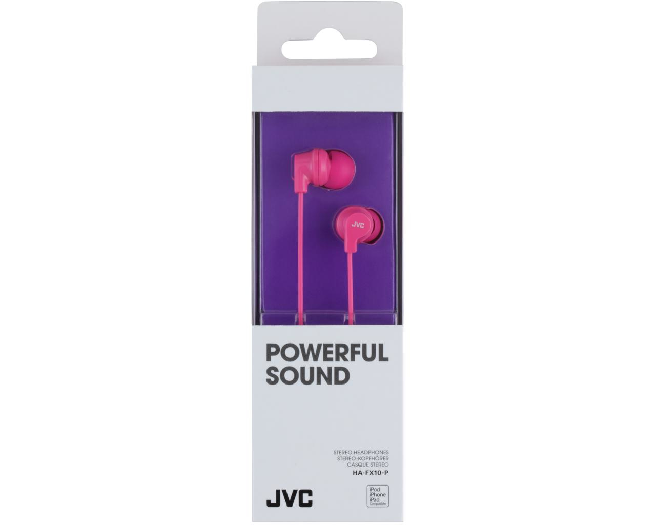 JVC HA-FX10-P-E Colourful inner-ear headphones – image 2
