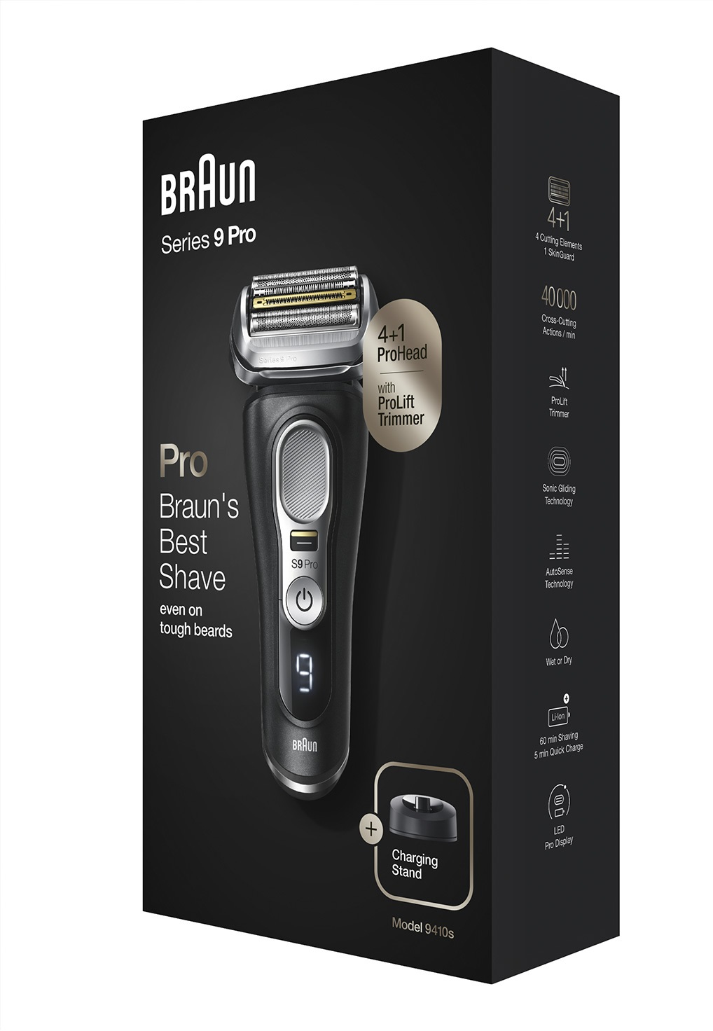 Braun Series 9 Pro 9410s Foil shaver Trimmer Black – image 2