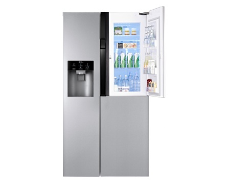 LG GS9367NSBZ side-by-side refrigerator Freestanding Platinum – image 2