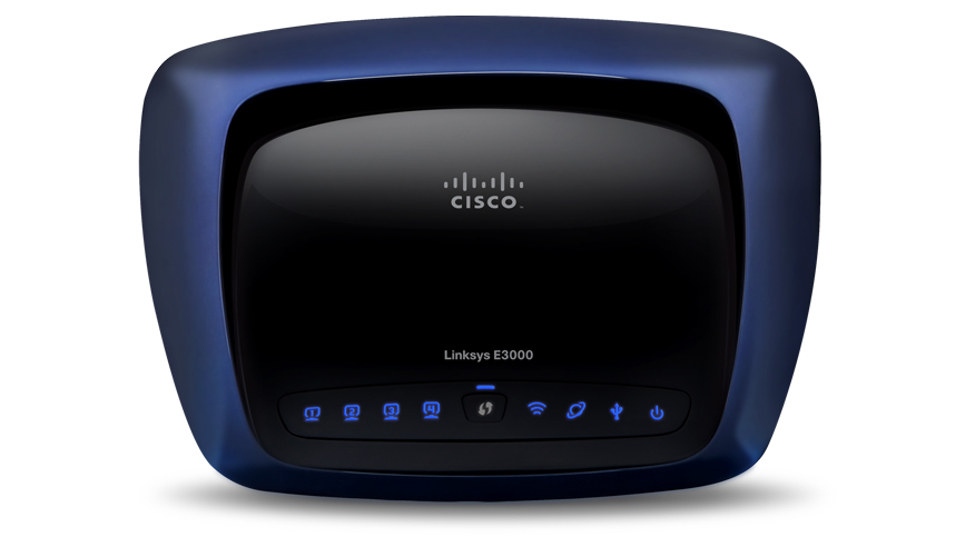 Linksys E3000 wireless router Gigabit Ethernet Black, Blue – image 3
