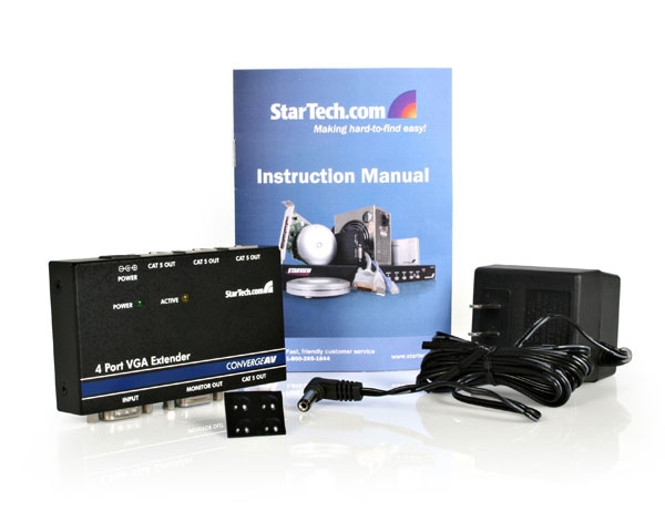 StarTech.com Converge A/V 4 Port VGA Cat5 UTP Extender – image 6