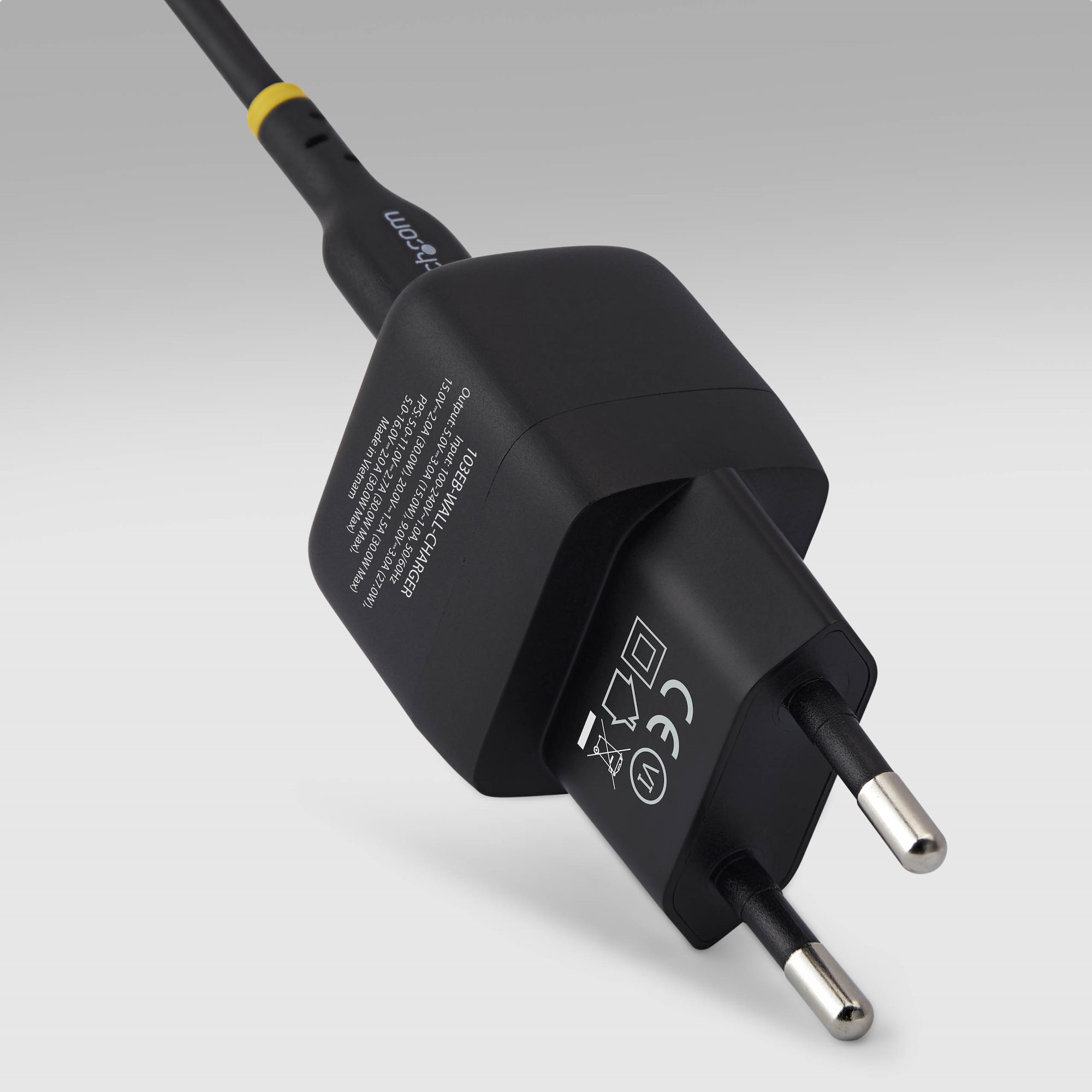 StarTech.com 30W USB‑C Wall Charger, Portable GaN Charger with USB Power Delivery Fast Charging, GaN – image 4