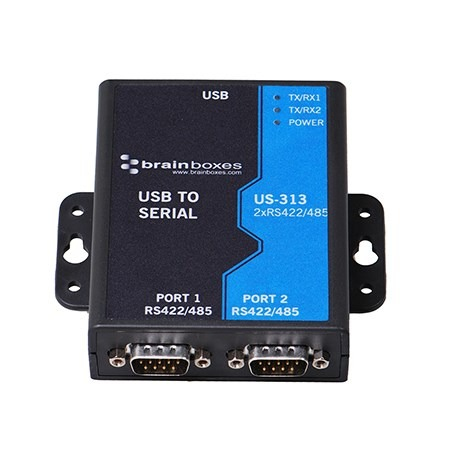 Brainboxes 2 Port RS422/485 USB to Serial Adapter – image 2