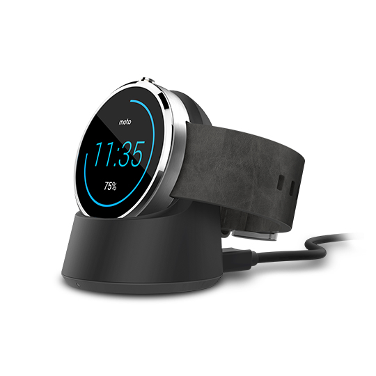 Motorola ASM360CHGR-EU3A mobile device dock station Smartwatch Black – image 2