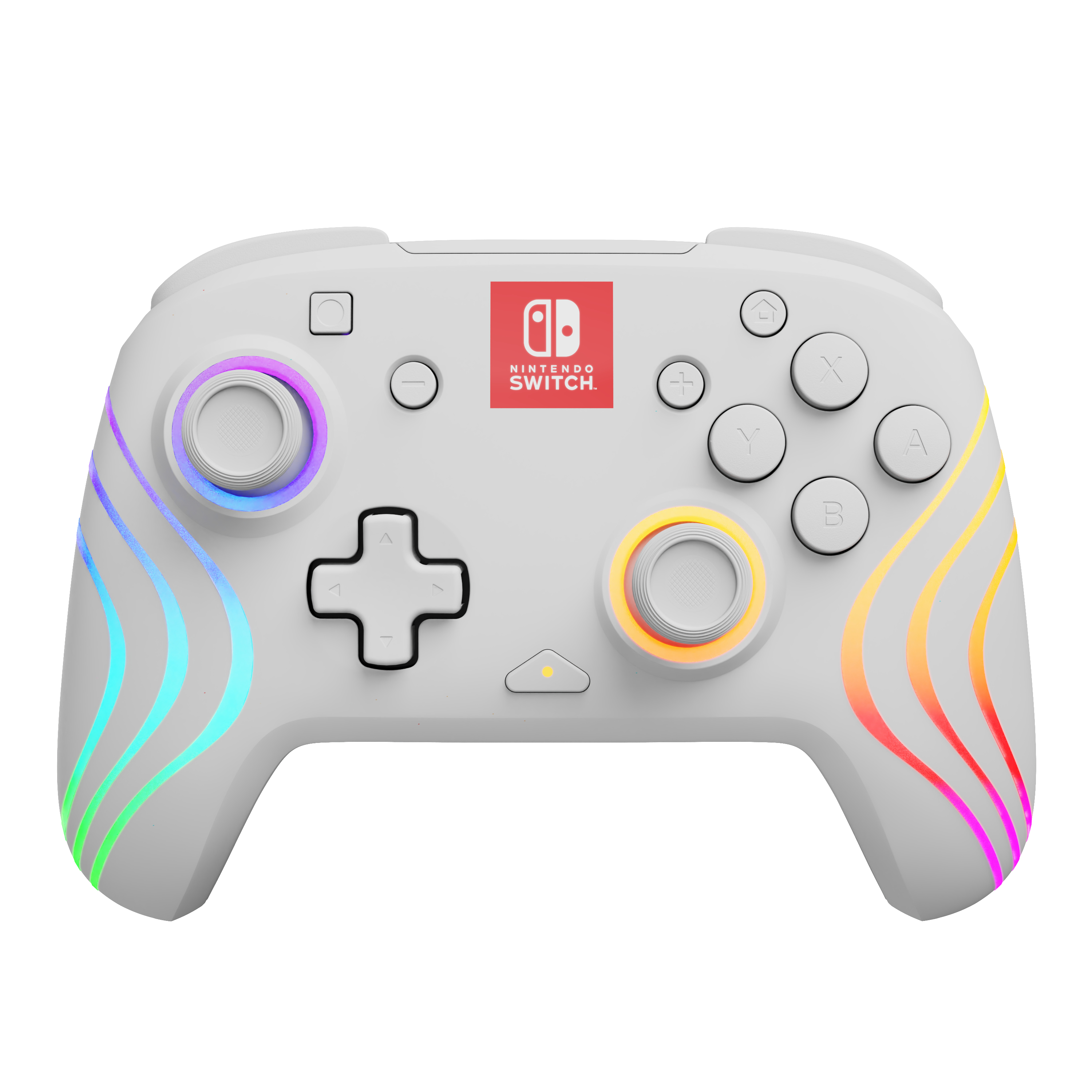 PDP Afterglow Wave Bianco Gamepad Analogico/Digitale Nintendo Switch, Nintendo Switch OLED