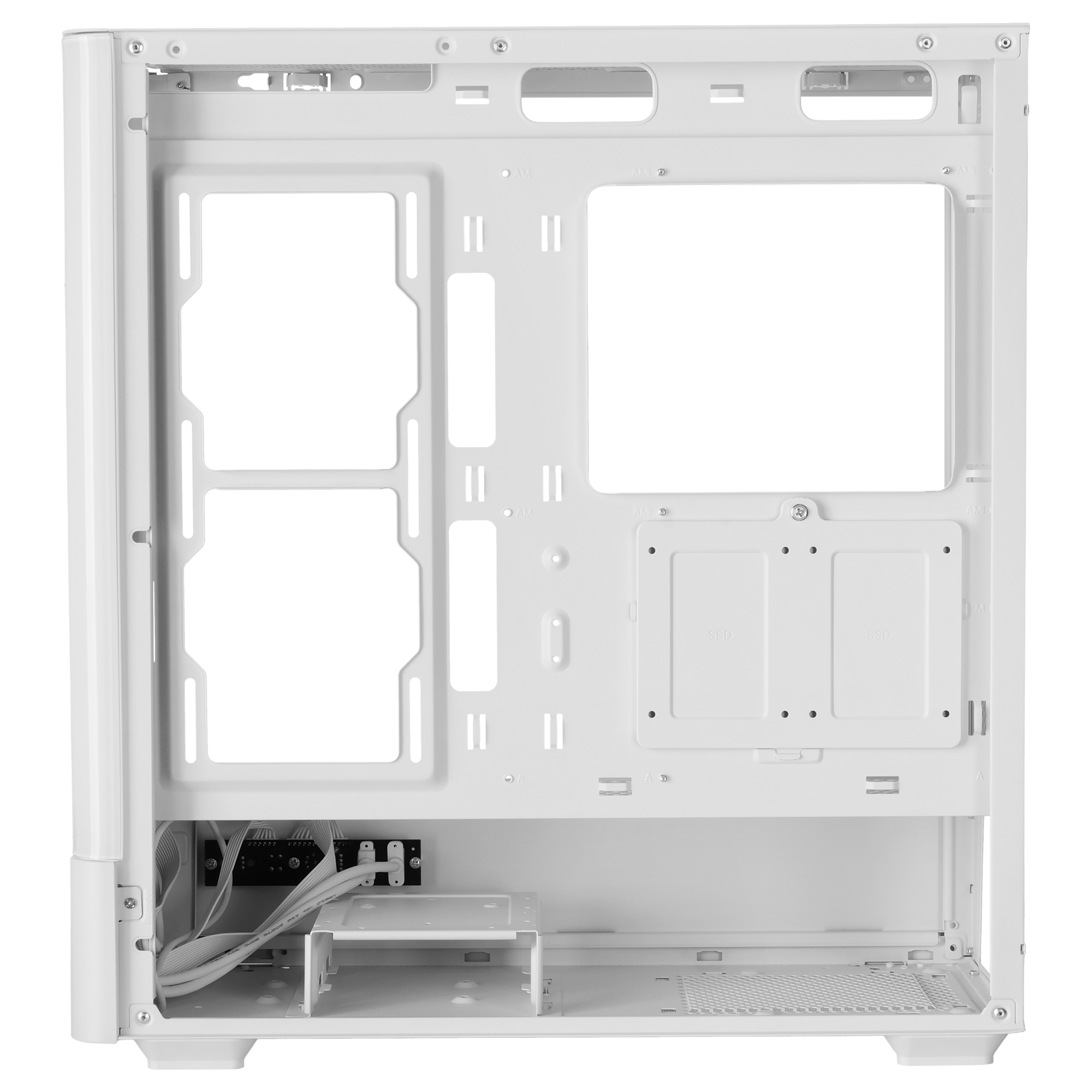 Mars Gaming MCLCDPROW computer case Midi Tower White – image 6