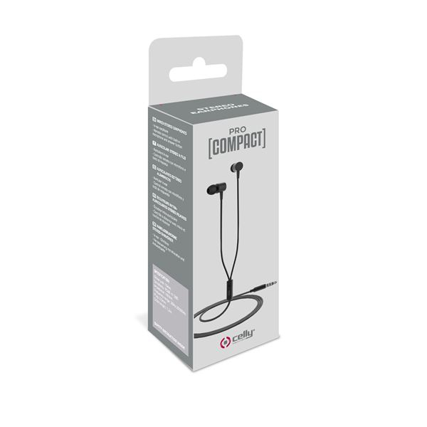 Celly PCMETAL35BK headphones/headset Wired In-ear Calls/Music Black – image 4