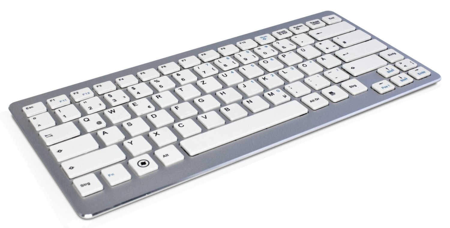 KeySonic KSK-3021RF keyboard Office RF Wireless Silver, White – image 3