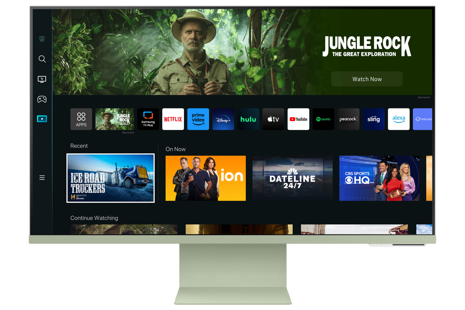 Samsung 27" M80C, USB-C, UHD Green Smart Monitor with Speakers & Remote – image 2