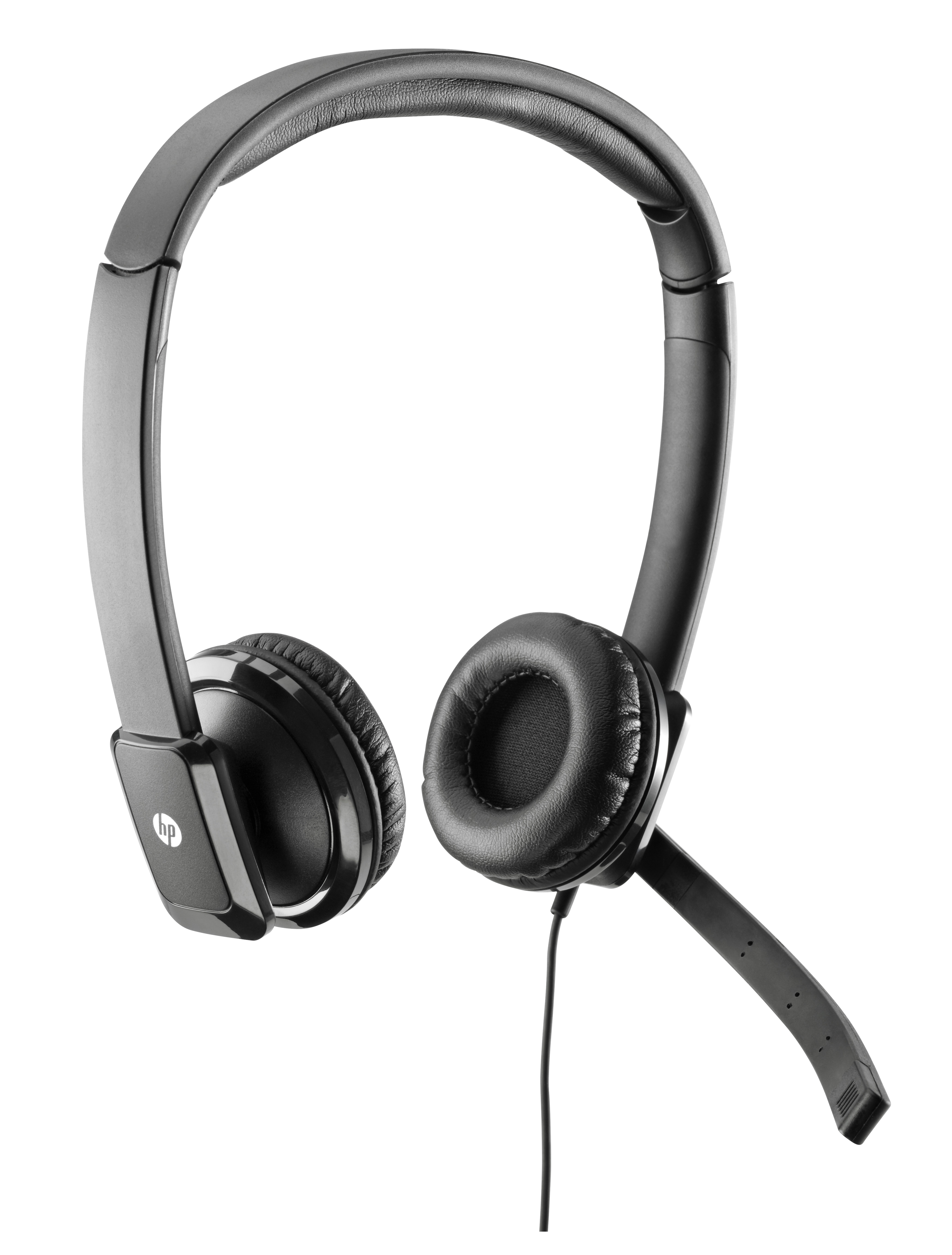 HP QK550AA headphones/headset Wired Head-band Office/Call center Black