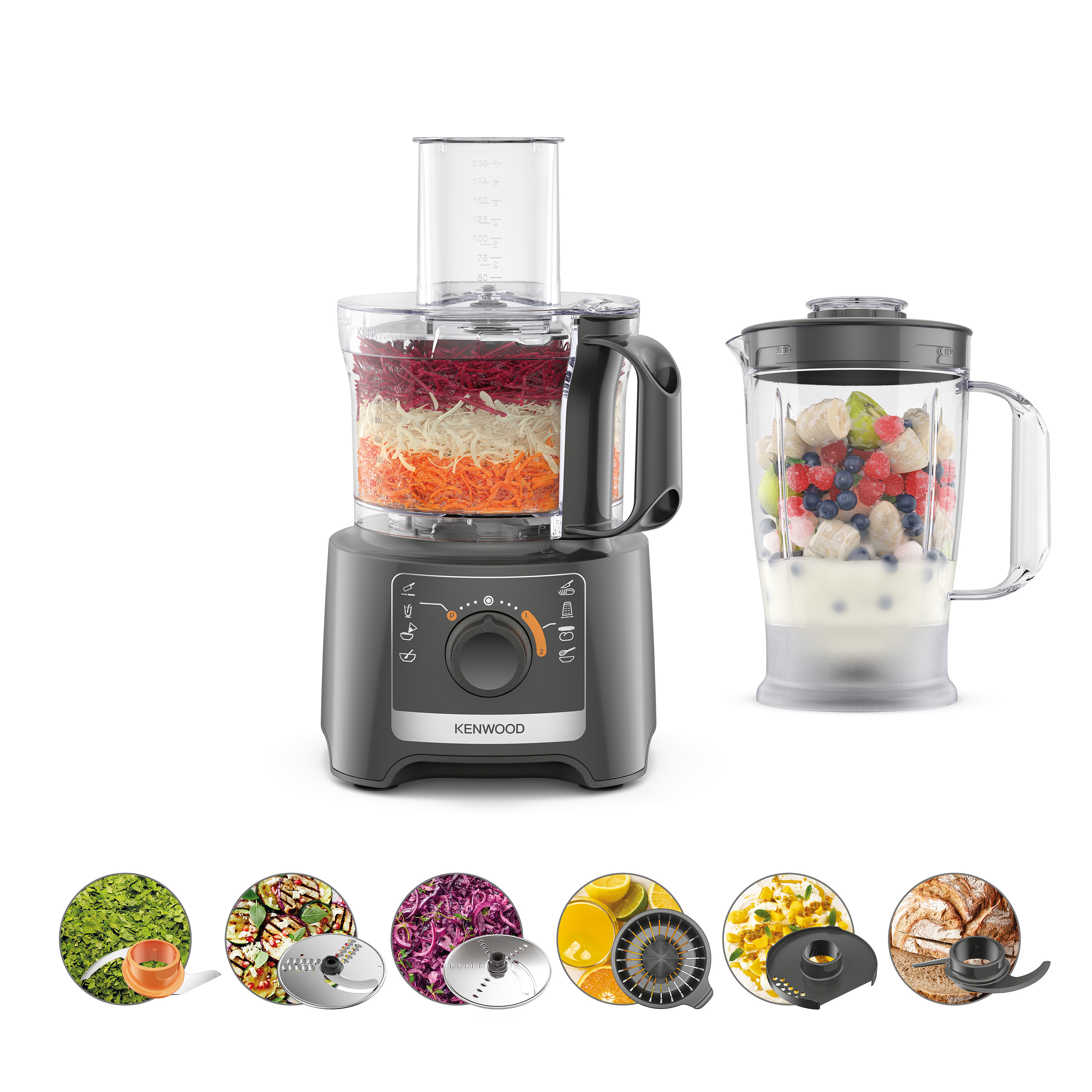 Kenwood MultiPro Compact FDP31.360GY — vue 1 sur 7