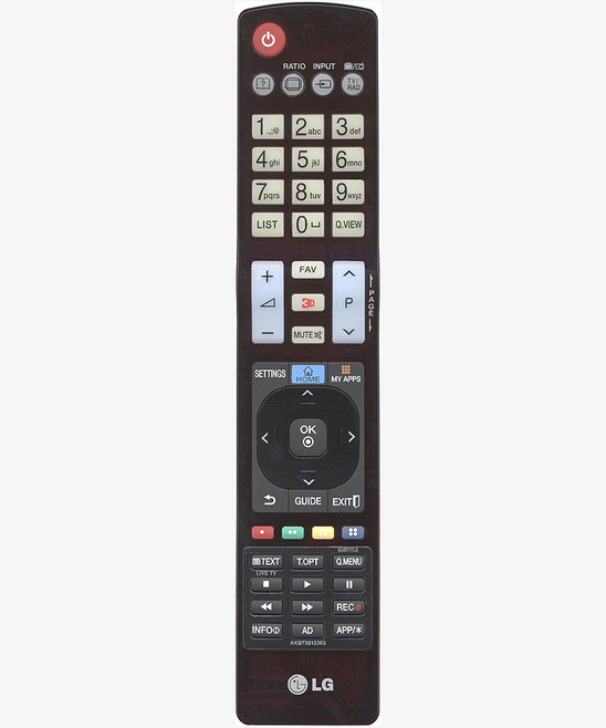 LG AKB73615303 remote control IR Wireless TV Press buttons