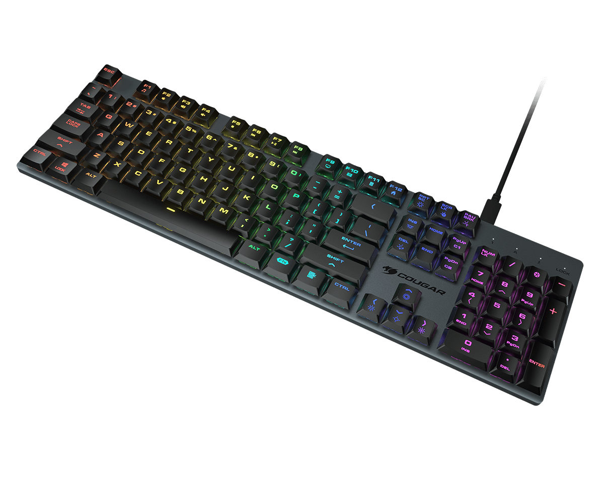 COUGAR LUXLIM keyboard Gaming USB QWERTY Black – image 2