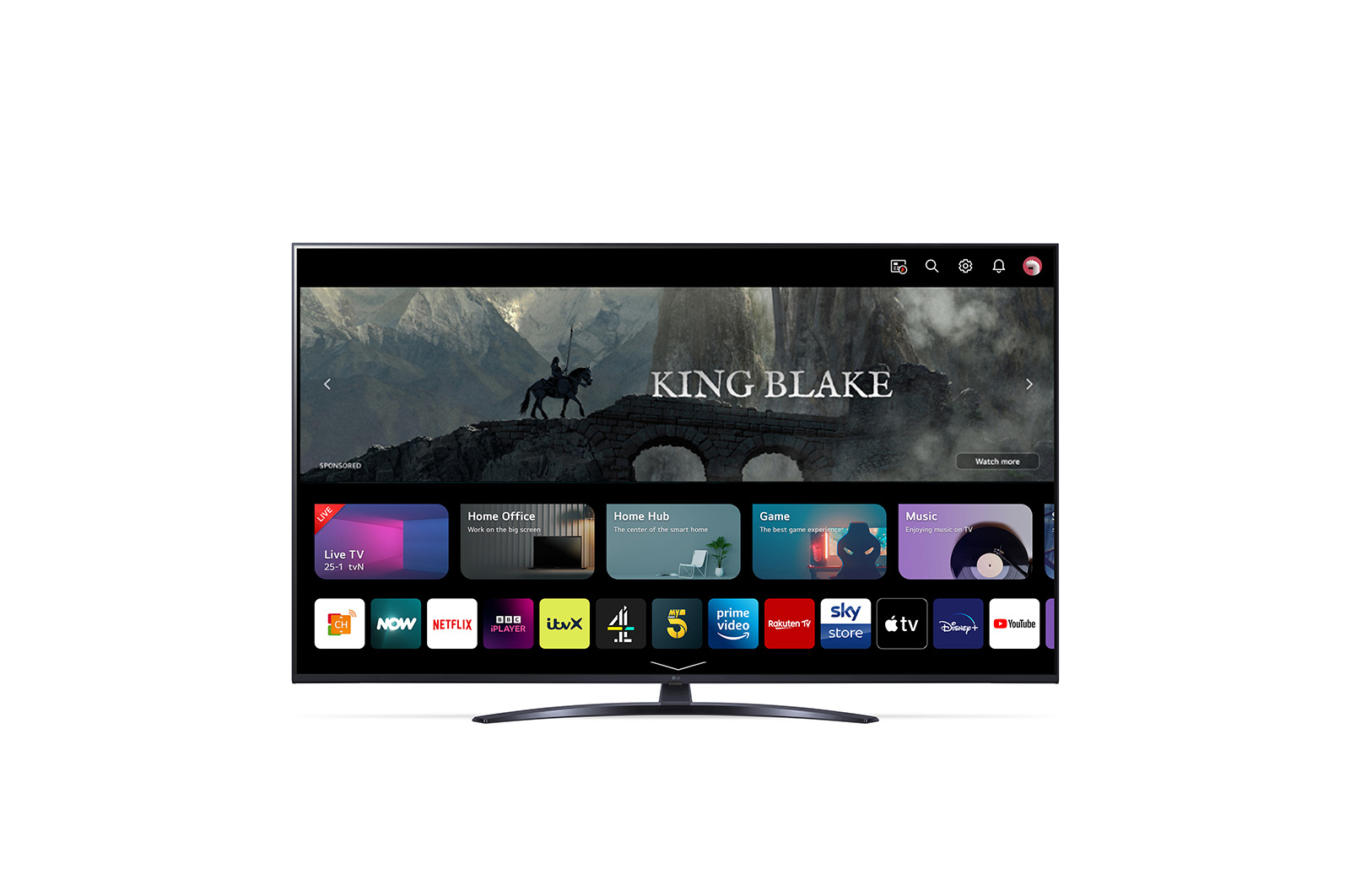 TV LED LG 55UR81 55 pouces 4K UHD Smart TV Compatible HDR — photo 3