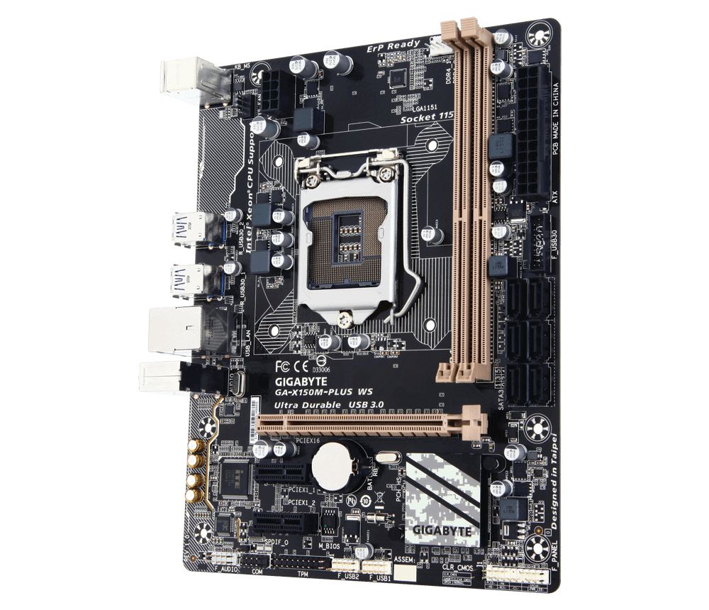 GIGABYTE GA-X150M-PLUS WS – image 3