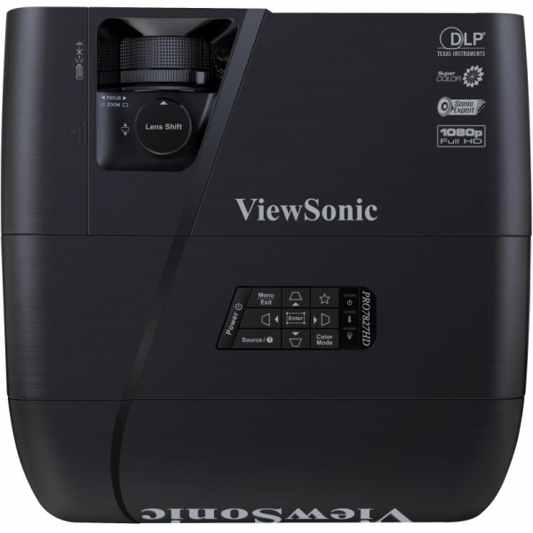 Viewsonic Pro7827HD Standard throw projector 2200 ANSI lumens DLP 1080p (1920x1080) 3D Black – image 4