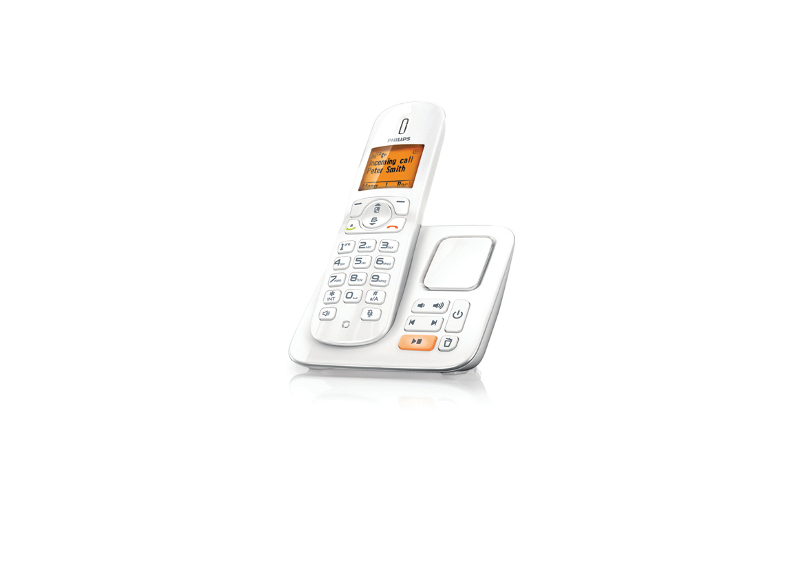 Philips CD2851W DECT telephone Caller ID White – image 2