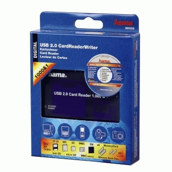 Hama CardReaderWriter 1000 & 1, USB 2.0 – image 5