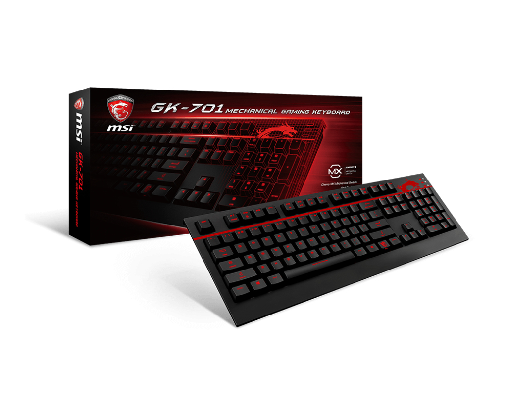 MSI GK-701 keyboard Gaming USB QWERTY English Black, Red – image 5