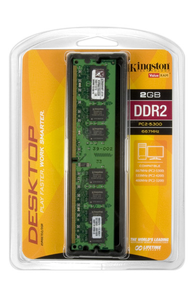 Kingston Technology 2GB, 667MHz, DDR2, DIMM – image 2