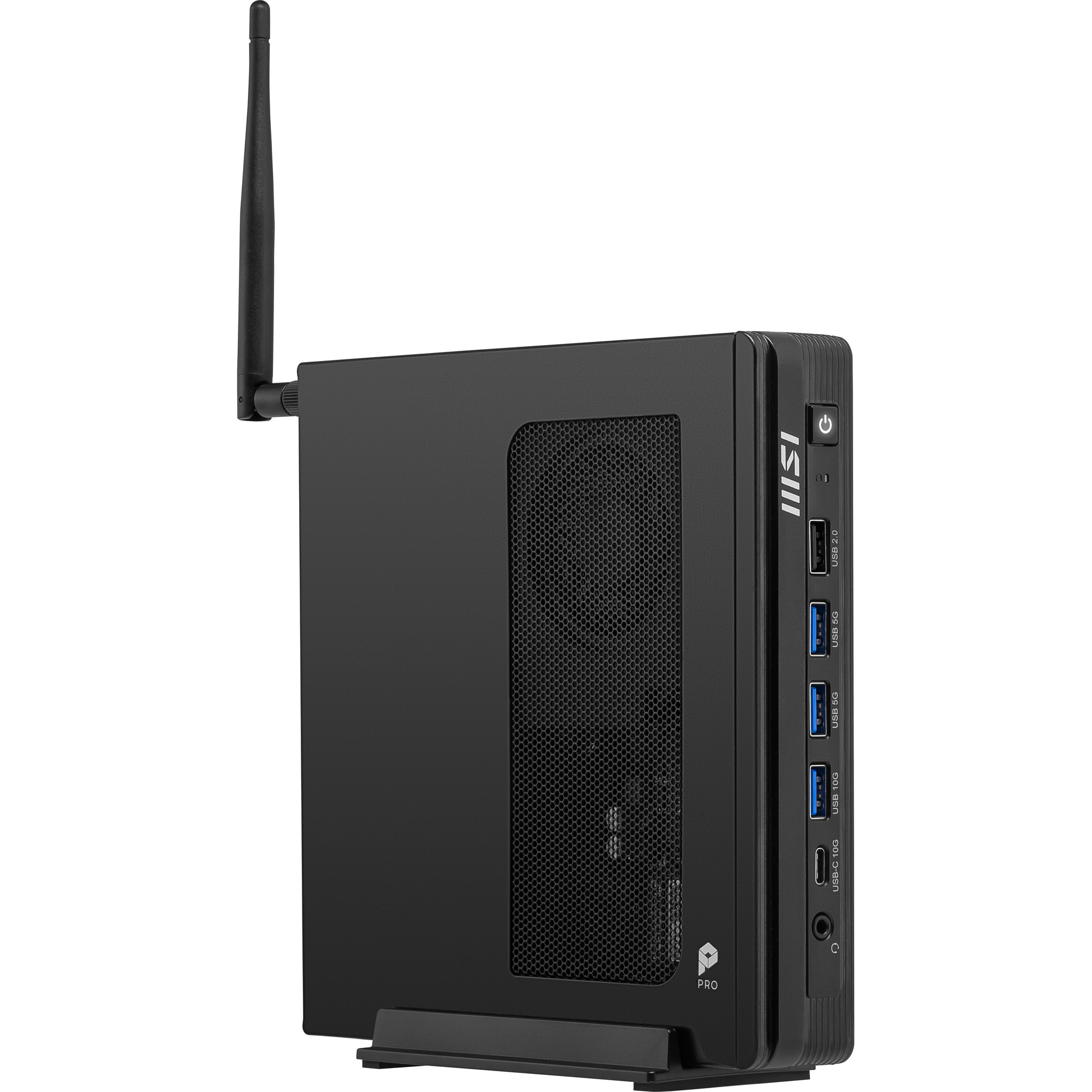 MSI PRO DP10 A14MG-004BEU PC/workstation Intel® Core™ i5 i5-14400 1.1L sized PC Mini PC barebone Black image 10