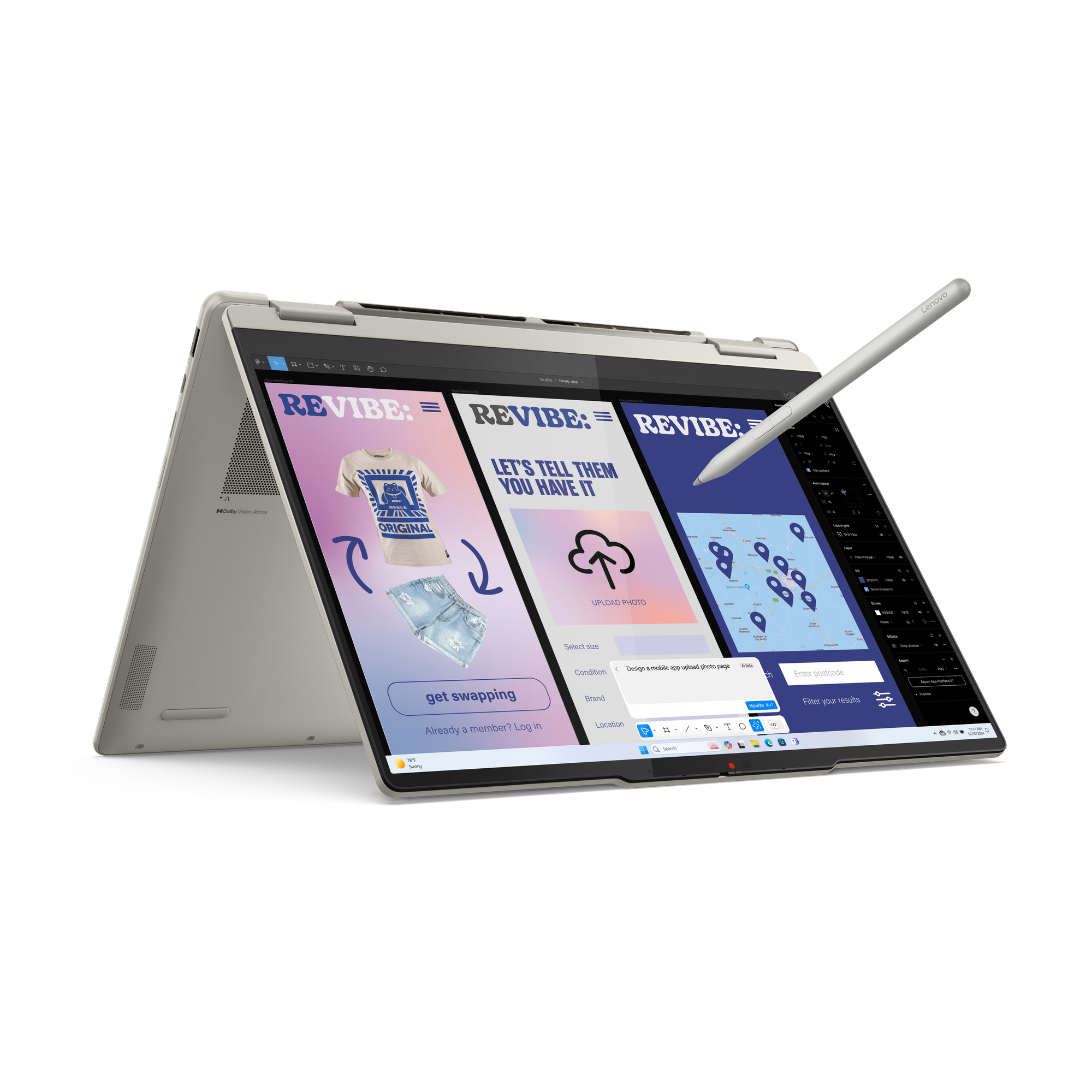 Convertible 2 en 1 - Lenovo Yoga 7 2in1 14ILL10 Copilot+ PC, 14" OLED, Intel® Core™ Ultra 5 226V, 40 TOPS, 16GB RAM, 512GB SSD, Arc Graph, W11H, Lápiz - imagen 13