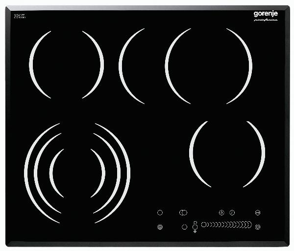 Gorenje ECT2600P2 hob Black Built-in Ceramic hob 4 zone(s)