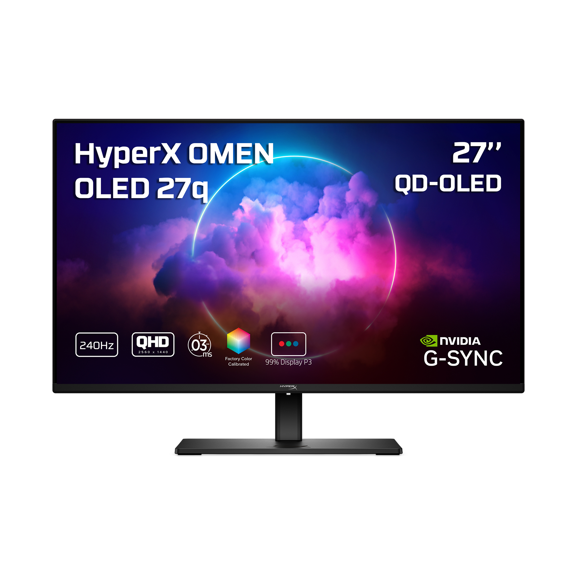 HyperX OMEN OLED 27 inch QHD 240Hz Gaming Monitor - OMEN OLED 27q – image 4