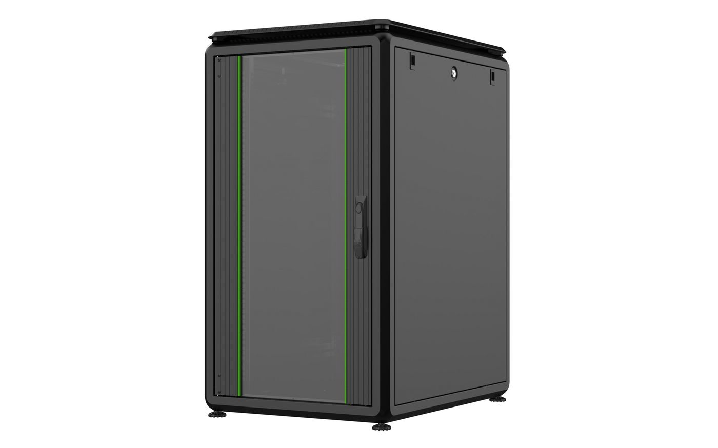 Lanview RDL20U68BL rack cabinet 20U Freestanding rack Black – image 1