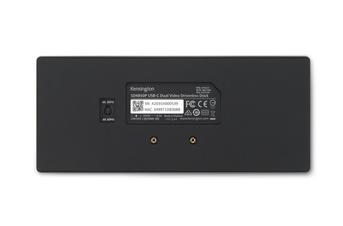 Kensington SD4850P USB-C Dual Video Driverless Dock – image 5
