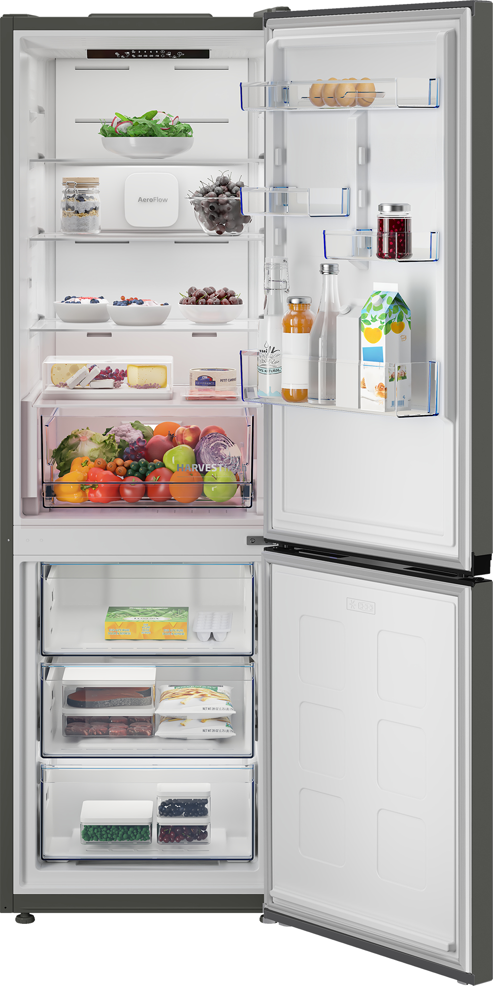 Beko B3RCNA375HG fridge-freezer Freestanding – image 4