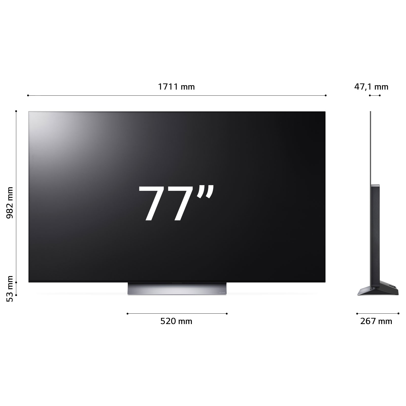 LG OLED evo OLED77C34LA.API TV – image 8