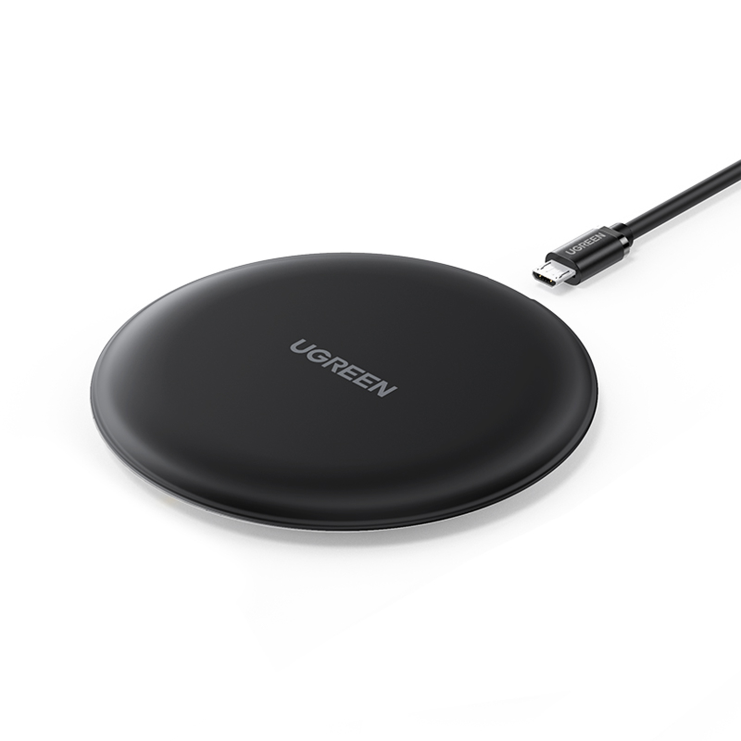 Ugreen 80537 mobile device charger Telephone Black USB Wireless charging
