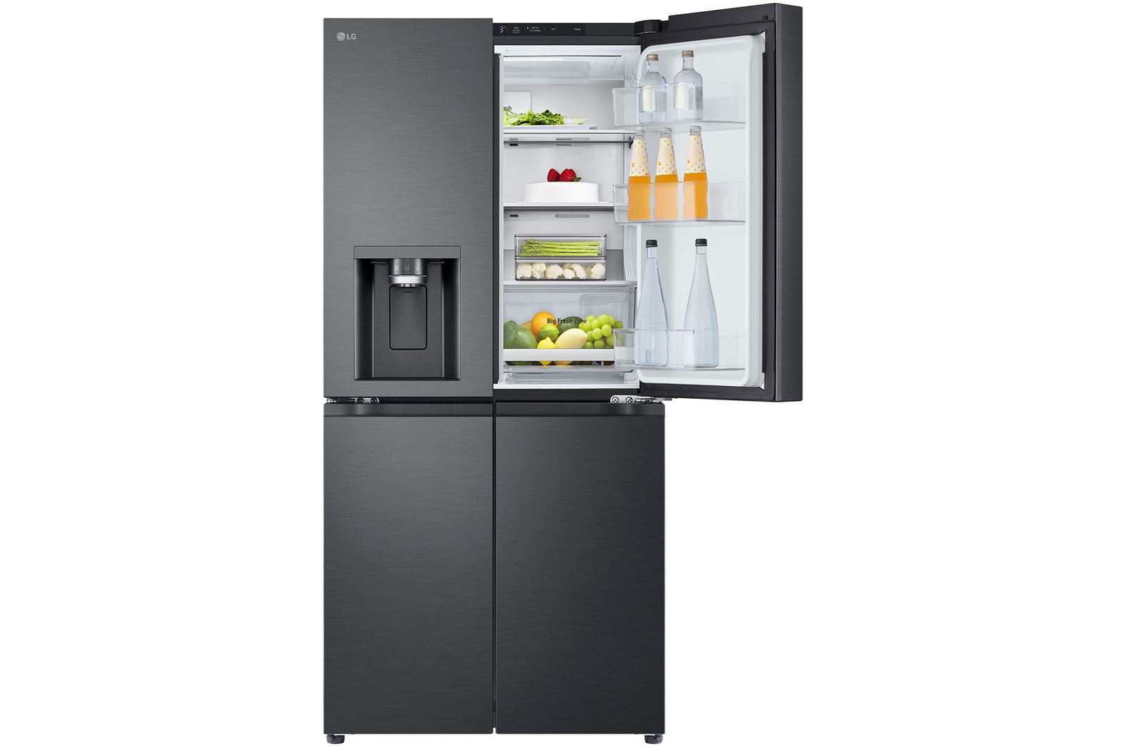 LG GF-LN500MBL side-by-side refrigerator Freestanding – image 6