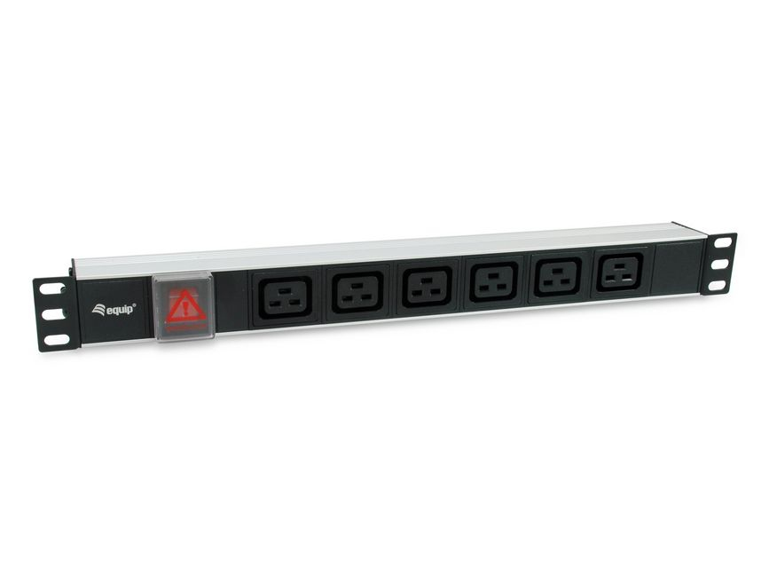 Equip 333319 power distribution unit (PDU) 6 AC outlet(s) 1U Black