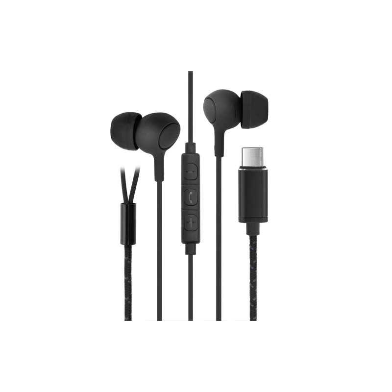 Tolerate ED800488 headphones/headset Wired In-ear Calls/Music/Sport/Everyday USB Type-C Black – image 1