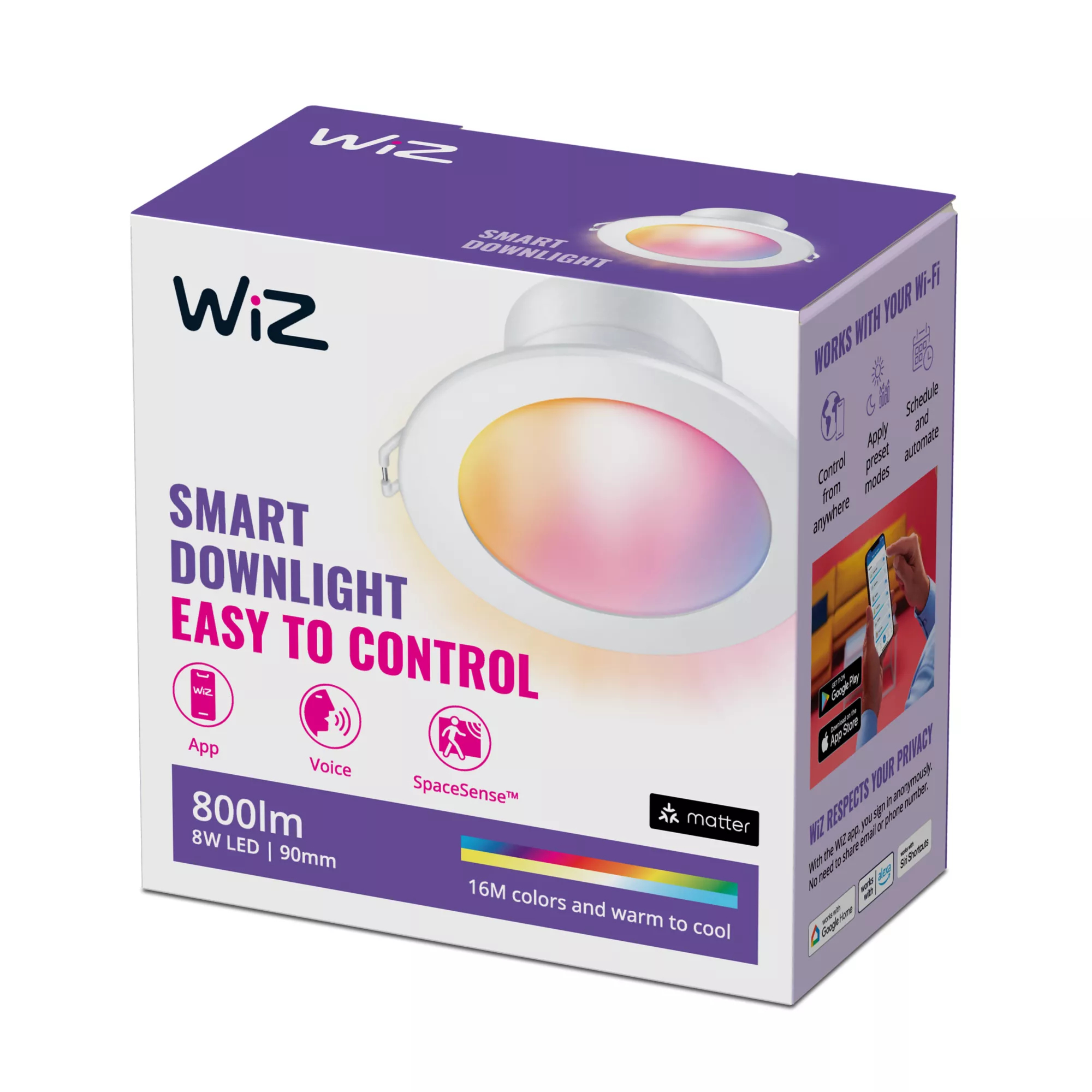 WiZ 8720169072251 smart lighting Smart lighting spot Wi-Fi/Bluetooth – image 2
