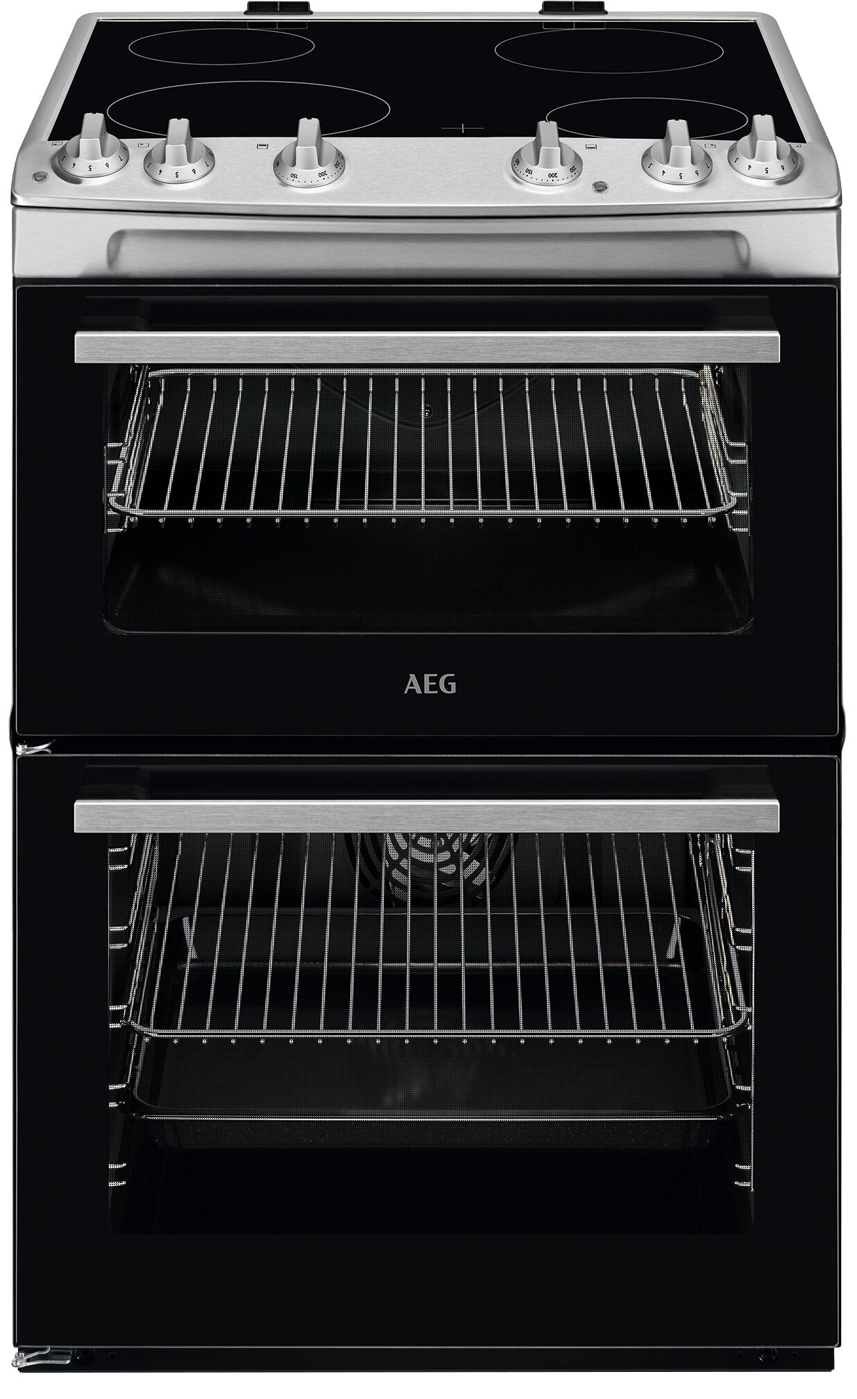 AEG CCX6501ACM cooker Freestanding cooker Electric Ceramic hob Stainless steel