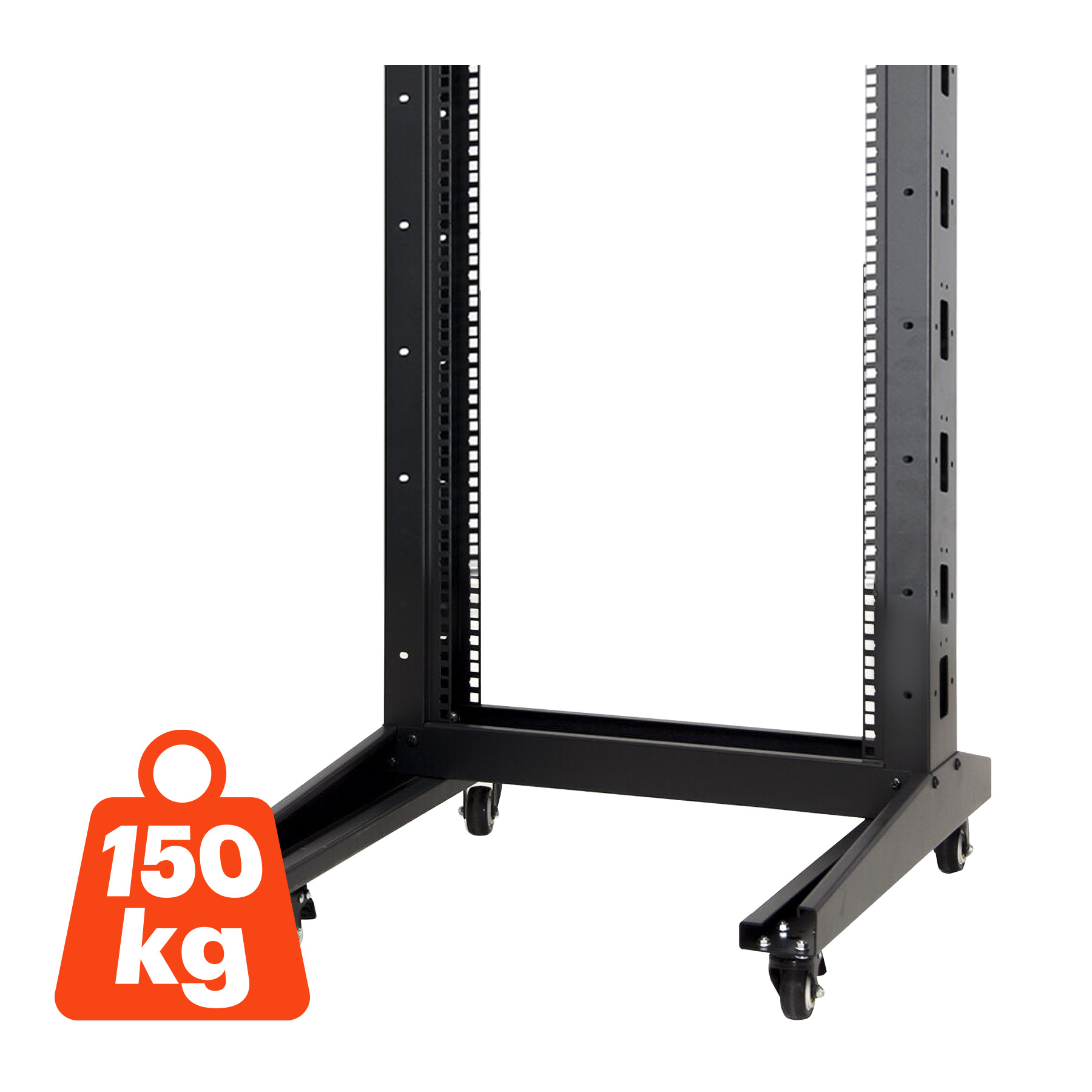 aiten data F80.66.22OF rack cabinet 22U Floor mounted rack Black – image 5