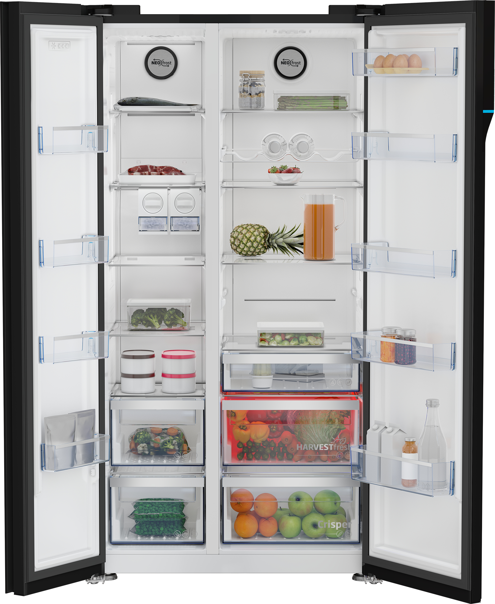 Beko GN163140ZGBN side-by-side refrigerator Freestanding – image 5